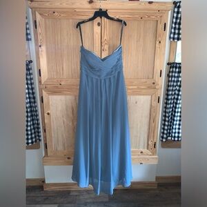 Bill Levkoff strapless bridesmaid formal gown dress size 16